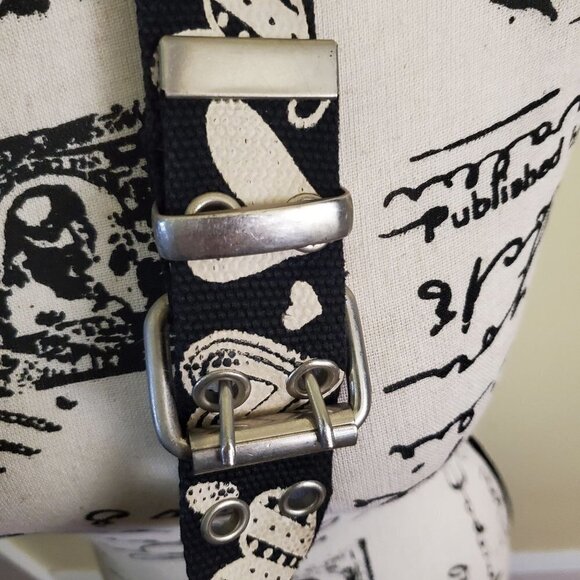 Ralph Lauren Jeans Vintage Black Painted Heart Grommet Belt Size S - Picture 2 of 4